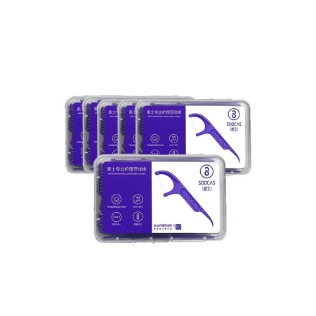 Зубная нить Soocas Dental Floss Pick, 6 упаковок, 300 шт.